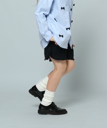 2〜3回着用yuw チュールシアーフリルパンツ　レオパード　lowrysfarm パンツ チュールシアーフリルパンツ 110380 レディース
