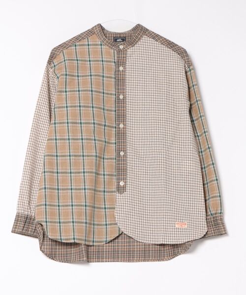 KRIFF MAYER Lady's Collection（クリフメイヤーレディースコレクション）の「スズシゲマルチチェックシャツ（シャツ/ブラウス・レディース・ベージュ/オレンジ/レッド/サックスブルー・MEDIUM/LARGE）」の22枚目の写真