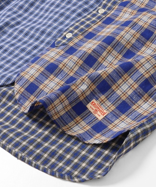 KRIFF MAYER Lady's Collection（クリフメイヤーレディースコレクション）の「スズシゲマルチチェックシャツ（シャツ/ブラウス・レディース・ベージュ/オレンジ/レッド/サックスブルー・MEDIUM/LARGE）」の17枚目の写真