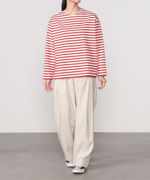 ORCIVAL（オーシバル）の「ORCIVAL | コットンロード ドロップショルダーTシャツ WOMEN（Tシャツ/カットソー・レディース・ホワイト系その他5/ブラック系その他2/ブルー系その他2/イエロー系その他/レッド系その他/グリーン系その他/ブラック系その他・1）」の15枚目の写真