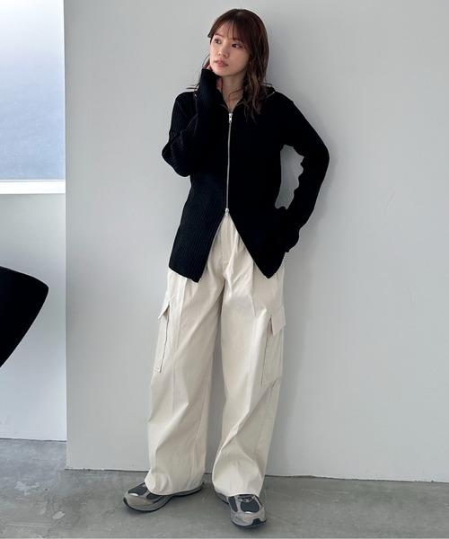 feepur（フェピュール）の「スリータックカーゴパンツ（カーゴ
