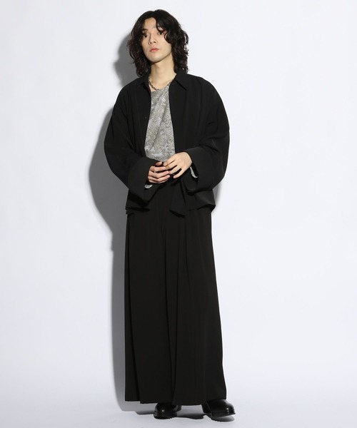 HARE（ハレ）の「フラワーガラレースプルオーバー(HARE)（Tシャツ/カットソー・メンズ・グレー/ブラック/ブラウン・FREE）」の7枚目の写真