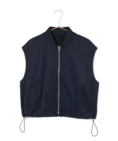 ROPE' PICNIC(ロペピクニック)の「撥水加工/ミリタリーベスト/リンクコーデ(ベスト・レディース・ネイビー/オフホワイト・38)」の14枚目の写真