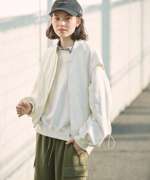 ROPE' PICNIC(ロペピクニック)の「撥水加工/ミリタリーベスト/リンクコーデ(ベスト・レディース・ネイビー/オフホワイト・38)」の15枚目の写真