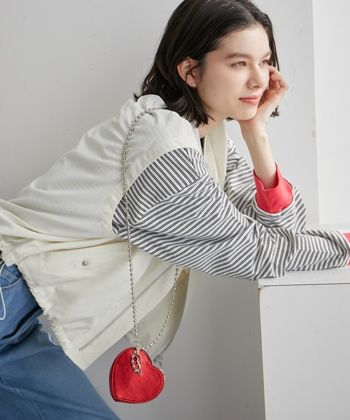 ROPE' PICNIC(ロペピクニック)の「撥水加工/ミリタリーベスト/リンクコーデ(ベスト・レディース・ネイビー/オフホワイト・38)」の17枚目の写真