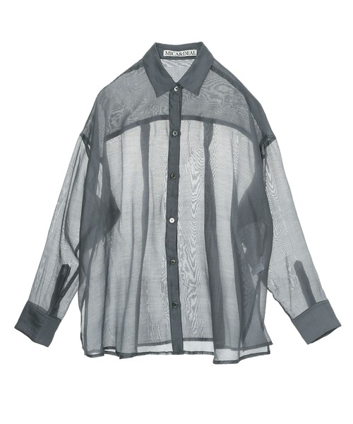 マイカアンドディール　MICA&DEAL シアーシャツ 楽天市場】【50%OFF】MICA&DEAL マイカアンドディール ロング