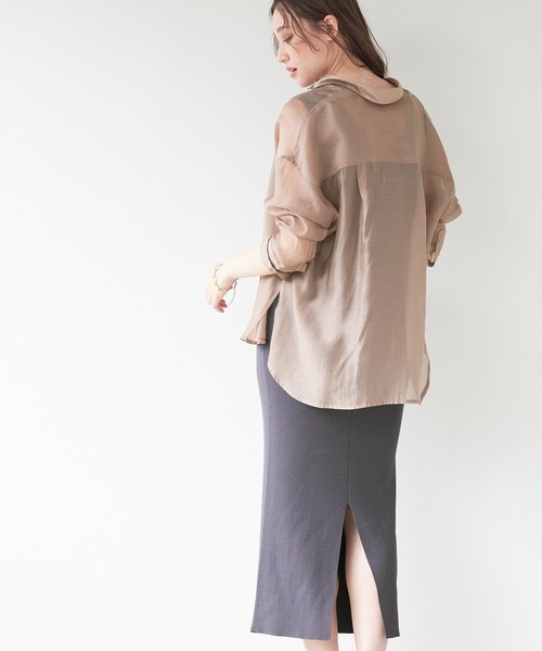 マイカアンドディール　MICA&DEAL シアーシャツ 楽天市場】【50%OFF】MICA&DEAL マイカアンドディール ロング