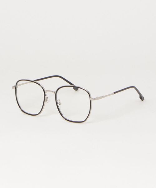 RUBY AND YOU（ルビーアンドユー）の「［select］スクエアフレームメガネ（メガネ・レディース・ブラック・FREE）」の3枚目の写真