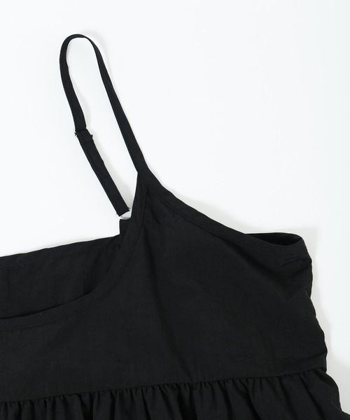 WC（ダブル シー）の「ボリュームティアードミニワンピース（ワンピース・レディース・ブラック/レッド/レオパード・FREE）」の15枚目の写真