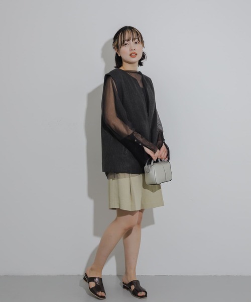 セール】タックバミューダパンツ（その他パンツ）｜SENSE OF PLACE by