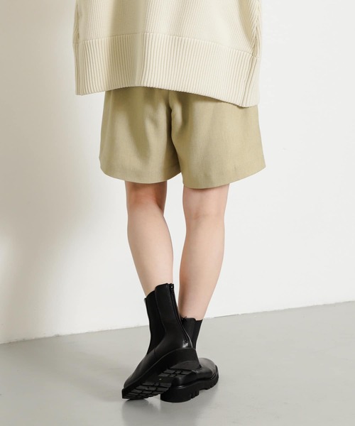 SENSE OF PLACE by URBAN RESEARCH（センスオブプレイスバイアーバンリサーチ）の「タックバミューダパンツ（その他パンツ・レディース・グレー/ベージュ/ブラック・SMALL/MEDIUM）」の22枚目の写真