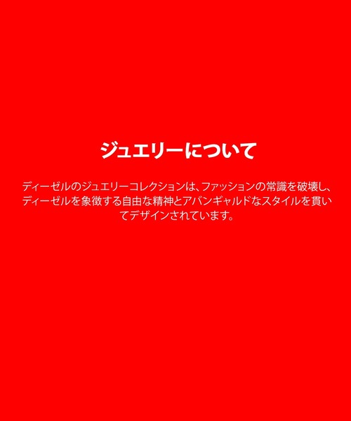 DIESEL(ディーゼル)の「ディーゼル アクセサリー ユニセックス ピアス シルバー DX1488040(ピアス(両耳用)・メンズ・Silver・FREE)」の10枚目の写真