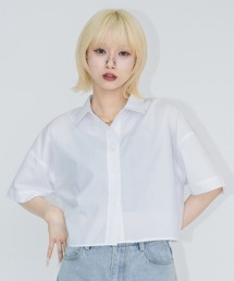 17HR | ロゴ刺繍半袖シャツ(シャツ/ブラウス)