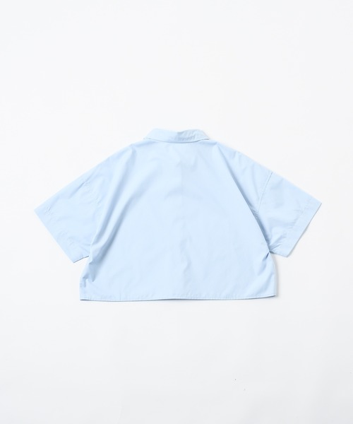 17HR（セブンティーンアワーズ）の「ロゴ刺繍半袖シャツ（シャツ/ブラウス・レディース・ブルー/ブラック/ホワイト・FREE）」の11枚目の写真