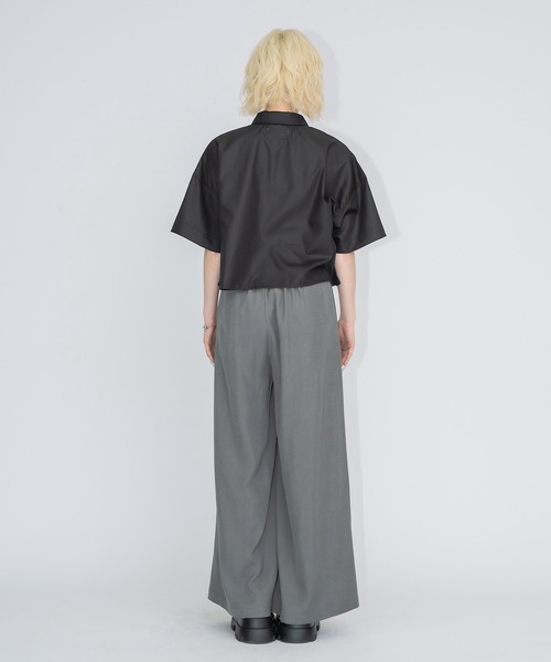 17HR（セブンティーンアワーズ）の「ロゴ刺繍半袖シャツ（シャツ/ブラウス・レディース・ブルー/ブラック/ホワイト・FREE）」の17枚目の写真