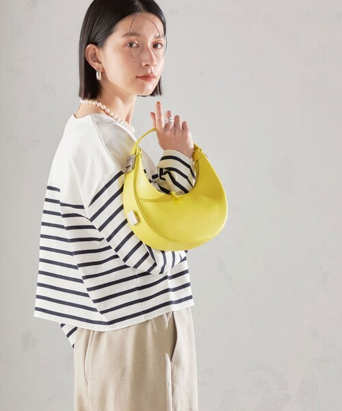 SHIPS（シップス）の「〈手洗い可能〉オーガニック 綿 ボーダー プルオーバー ◇（Tシャツ/カットソー・レディース・ブルー/ネイビー/ラベンダー・ONE SIZE）」の2枚目の写真