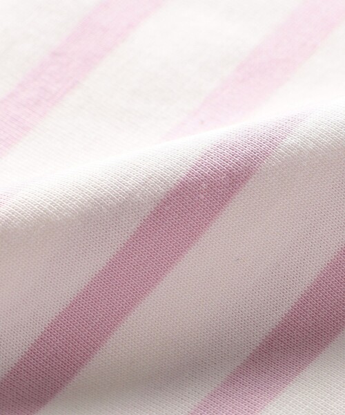 SHIPS（シップス）の「〈手洗い可能〉オーガニック 綿 ボーダー プルオーバー ◇（Tシャツ/カットソー・レディース・ブルー/ネイビー/ラベンダー・ONE SIZE）」の12枚目の写真