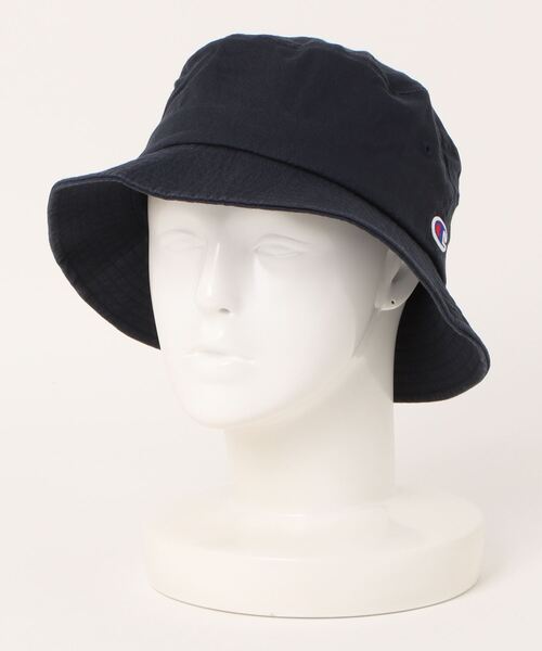 Champion(チャンピオン)の「【Champion】バケットハット/ロゴ入り/帽子/チャンピオン(ハット・メンズ・オフホワイト/グレー/ワイン/カーキ/アーミー/ブラック/ベージュ/ネイビー・FREE)」の1枚目の写真