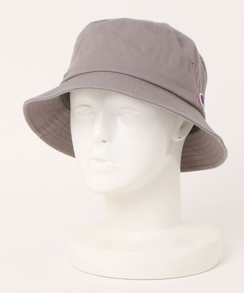 Champion(チャンピオン)の「【Champion】バケットハット/ロゴ入り/帽子/チャンピオン(ハット・メンズ・オフホワイト/グレー/ワイン/カーキ/アーミー/ブラック/ベージュ/ネイビー・FREE)」の4枚目の写真