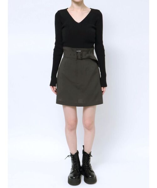 MURUA（ムルーア）の「【SET UP対応】ベーシックミニスカート（スカート・レディース・ブルー/ライトグレー/ダークグレー/ベージュ・1/2）」の20枚目の写真