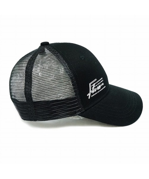 BAYBLO(ベイブロ)の「(KS)FLOW ロゴ シリコンプリント メッシュ キャップ(キャップ・メンズ・ホワイト×ブラック/ブラック×ホワイト/ブラック×ゴールド・FREE)」の5枚目の写真