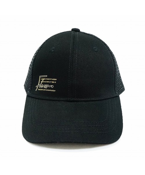 BAYBLO(ベイブロ)の「(KS)FLOW ロゴ シリコンプリント メッシュ キャップ(キャップ・メンズ・ホワイト×ブラック/ブラック×ホワイト/ブラック×ゴールド・FREE)」の11枚目の写真