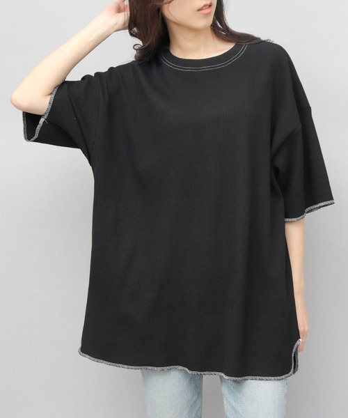 国内発送/関税込☆URKOOL☆ルーズ パッド 半袖 Tシャツ☆ ヘビーウェイト ルーズフィット ソフト サーマル 半袖