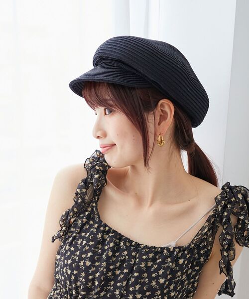 MAJESTIC LEGON(マジェスティックレゴン)の「ウォッシャブルキャスケット(キャスケット・レディース・ブラック/ベージュ/ブラウン・FREE)」の7枚目の写真