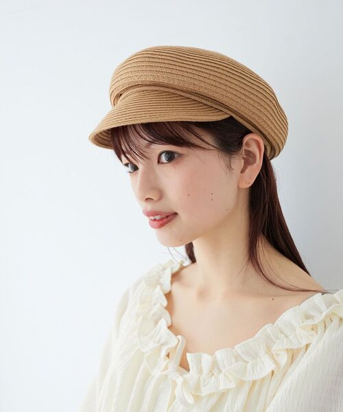 MAJESTIC LEGON(マジェスティックレゴン)の「ウォッシャブルキャスケット(キャスケット・レディース・ブラック/ベージュ/ブラウン・FREE)」の9枚目の写真