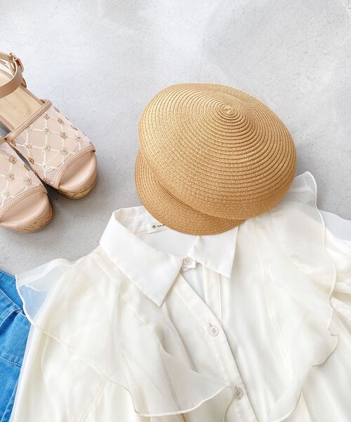 MAJESTIC LEGON(マジェスティックレゴン)の「ウォッシャブルキャスケット(キャスケット・レディース・ブラック/ベージュ/ブラウン・FREE)」の11枚目の写真