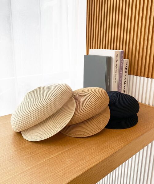 MAJESTIC LEGON(マジェスティックレゴン)の「ウォッシャブルキャスケット(キャスケット・レディース・ブラック/ベージュ/ブラウン・FREE)」の12枚目の写真