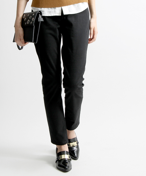 WEGO（ウィゴー）の「WEGO/ハイライズスリムスキニーパンツ（その他パンツ・レディース・アイボリー/カーキ/ワイン/ブラック・SMALL/MEDIUM/LARGE）」の2枚目の写真