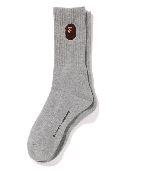 APE HEAD ONE POINT SOCKS（ソックス/靴下）｜A BATHING APE（ア