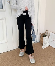 aimoha（アイモハ）の「【aimoha-KIDS-】9分丈　セミフレアパンツ (OG)（その他パンツ）」