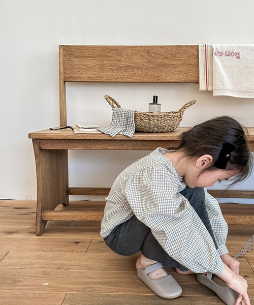 aimoha（アイモハ）の「【aimoha-KIDS-】9分丈　セミフレアパンツ (OG)（その他パンツ・キッズ・ライトグレー/ダークグレー/ピンク/ブラック/ライトピンク/ブルー・100/90/80/130/120/110/160/140/150）」の18枚目の写真