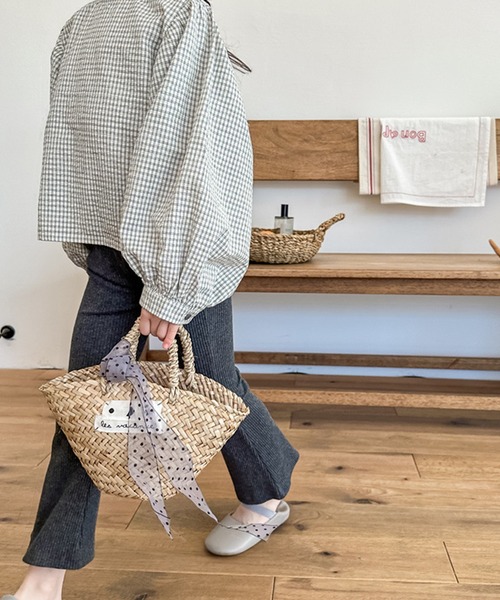 aimoha（アイモハ）の「【aimoha-KIDS-】9分丈　セミフレアパンツ (OG)（その他パンツ・キッズ・ライトグレー/ダークグレー/ピンク/ブラック/ライトピンク/ブルー・100/90/80/130/120/110/160/140/150）」の22枚目の写真