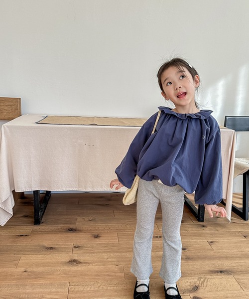 aimoha（アイモハ）の「【aimoha-KIDS-】9分丈　セミフレアパンツ (OG)（その他パンツ・キッズ・ライトグレー/ダークグレー/ピンク/ブラック/ライトピンク/ブルー・100/90/80/130/120/110/160/140/150）」の13枚目の写真