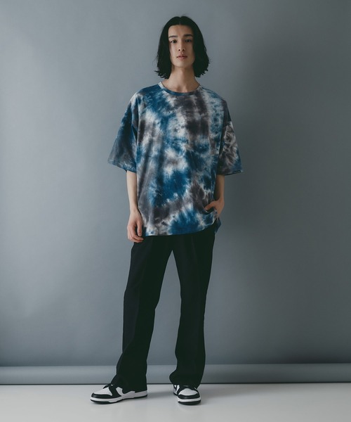 brknhome（ブロークンホーム）の「【brknhome/ブロークンホーム】オーバーサイズ　タイダイプリントTシャツ（Tシャツ/カットソー・メンズ・グリーン/レッド/ブルー・LARGE/MEDIUM）」の15枚目の写真