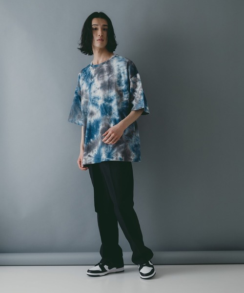 brknhome（ブロークンホーム）の「【brknhome/ブロークンホーム】オーバーサイズ　タイダイプリントTシャツ（Tシャツ/カットソー・メンズ・グリーン/レッド/ブルー・LARGE/MEDIUM）」の16枚目の写真