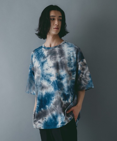 brknhome（ブロークンホーム）の「【brknhome/ブロークンホーム】オーバーサイズ　タイダイプリントTシャツ（Tシャツ/カットソー・メンズ・グリーン/レッド/ブルー・LARGE/MEDIUM）」の13枚目の写真