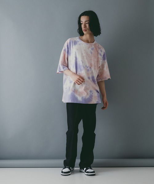 brknhome（ブロークンホーム）の「【brknhome/ブロークンホーム】オーバーサイズ　タイダイプリントTシャツ（Tシャツ/カットソー・メンズ・グリーン/レッド/ブルー・LARGE/MEDIUM）」の22枚目の写真