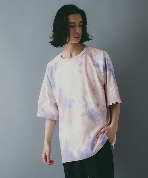 brknhome（ブロークンホーム）の「【brknhome/ブロークンホーム】オーバーサイズ　タイダイプリントTシャツ（Tシャツ/カットソー・メンズ・グリーン/レッド/ブルー・LARGE/MEDIUM）」の19枚目の写真