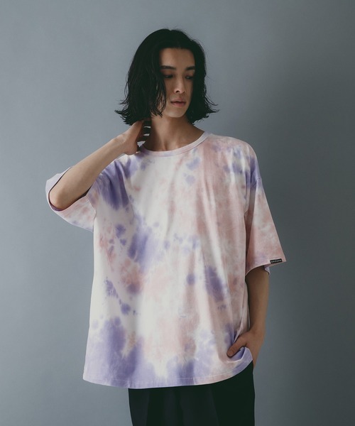 brknhome（ブロークンホーム）の「【brknhome/ブロークンホーム】オーバーサイズ　タイダイプリントTシャツ（Tシャツ/カットソー・メンズ・グリーン/レッド/ブルー・LARGE/MEDIUM）」の20枚目の写真