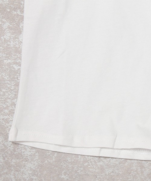 Rejoule(リジュール)の「手書きタッチリボンプリントTシャツ(Tシャツ/カットソー・レディース・オフホワイト/ブラック・FREE)」の14枚目の写真