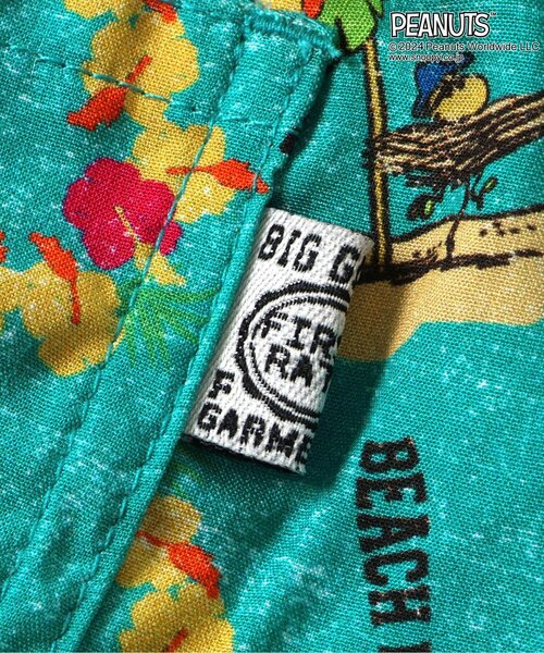 PEANUTS(ピーナッツ)の「【セットアップ・お揃い可能】PEANUTS ALOHA SHORTS(オトナ)(その他パンツ・レディース・キナリ/ブラック/ターコイズブルー・LARGE/MEDIUM)」の6枚目の写真