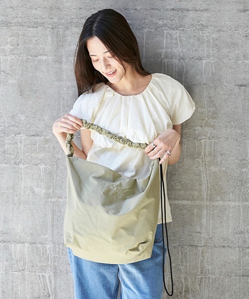 petit main LIEN(プティマインリアン)の「【リンク】バルーンカットソー(レディース)(Tシャツ/カットソー・レディース・イエロー/ライトブルー/ブラック・FREE)」の17枚目の写真