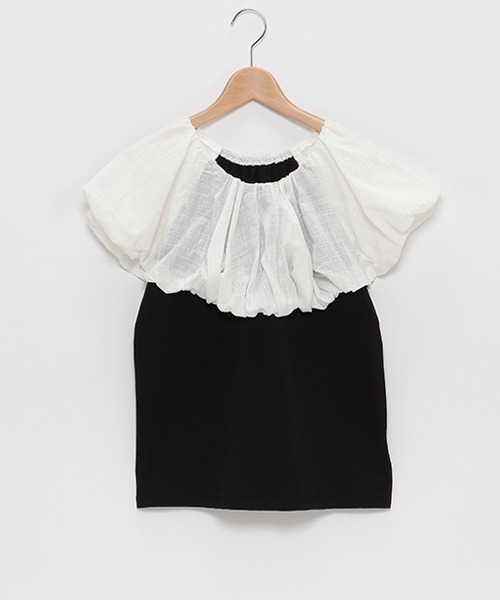 petit main LIEN(プティマインリアン)の「【リンク】バルーンカットソー(レディース)(Tシャツ/カットソー・レディース・イエロー/ライトブルー/ブラック・FREE)」の19枚目の写真