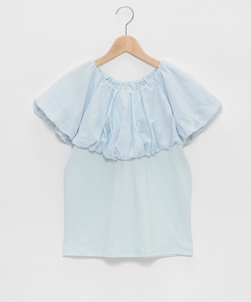 petit main LIEN(プティマインリアン)の「【リンク】バルーンカットソー(レディース)(Tシャツ/カットソー・レディース・イエロー/ライトブルー/ブラック・FREE)」の20枚目の写真
