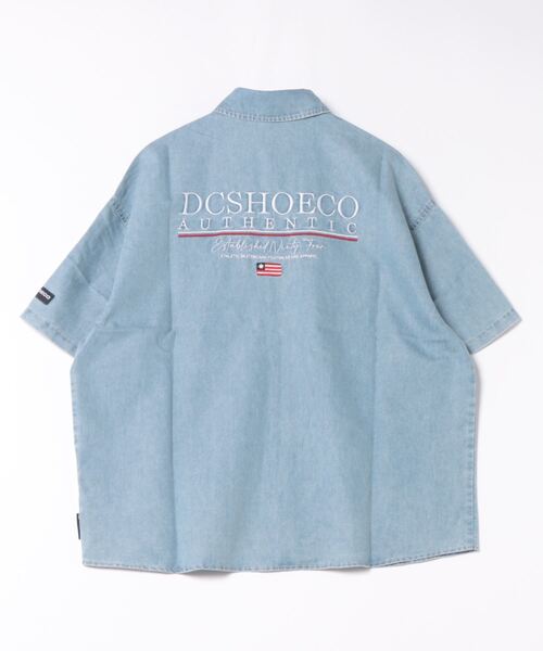 DC SHOES（ディーシーシューズ）の「23 WORKERS SS SHIRT/DC半袖シャツ（シャツ/ブラウス・メンズ・インディゴブルー/ブラック系その他・X-LARGE/LARGE/MEDIUM）」の3枚目の写真