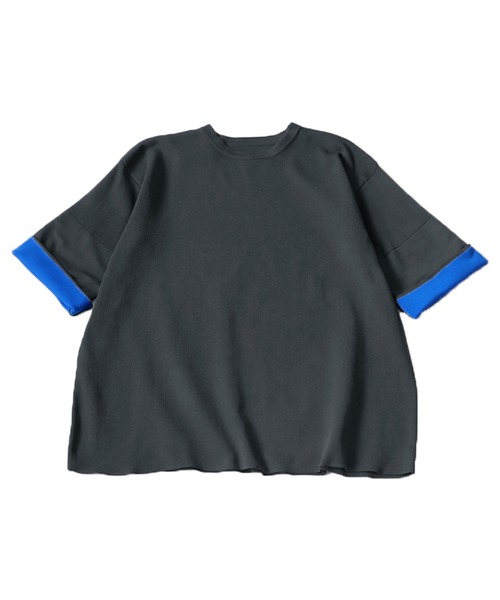 antiqua(アンティカ)の「袖口カラーニット(ニット/セーター・レディース・グレー/ブラック・P/R)」の18枚目の写真